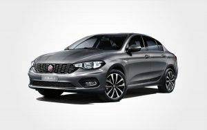 Fiat Tipo Sedan for hire. Rent a car in Crete for €178 per week from Europeo Cars.